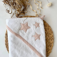 Рушник для купання Зірочка пудра