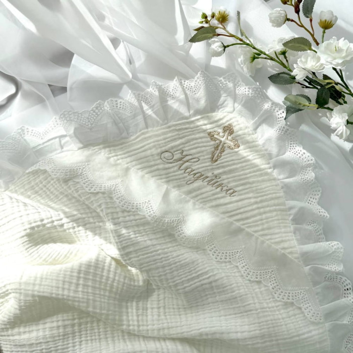 Муслінова крижма Прошва зигзаг