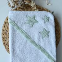 Полотенце для купания Звездочка светла мята