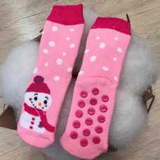 Махрові шкарпетки Сніговик