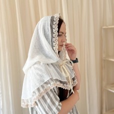 Церковный платок-палантин Сяйво молочный для взрослых, Бетис