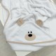 Детское полотенце с уголком Тедди