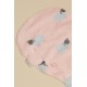 Рушник для гігієни новонародженого Овечки на рожевому
