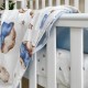 Детский комплект постельного белья  Baby Mix Тедди голубой
