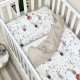 Детский комплект постельного белья Baby Mix Зайцы на лестнице