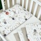 Детский комплект постельного белья Baby Mix Зайцы на лестнице