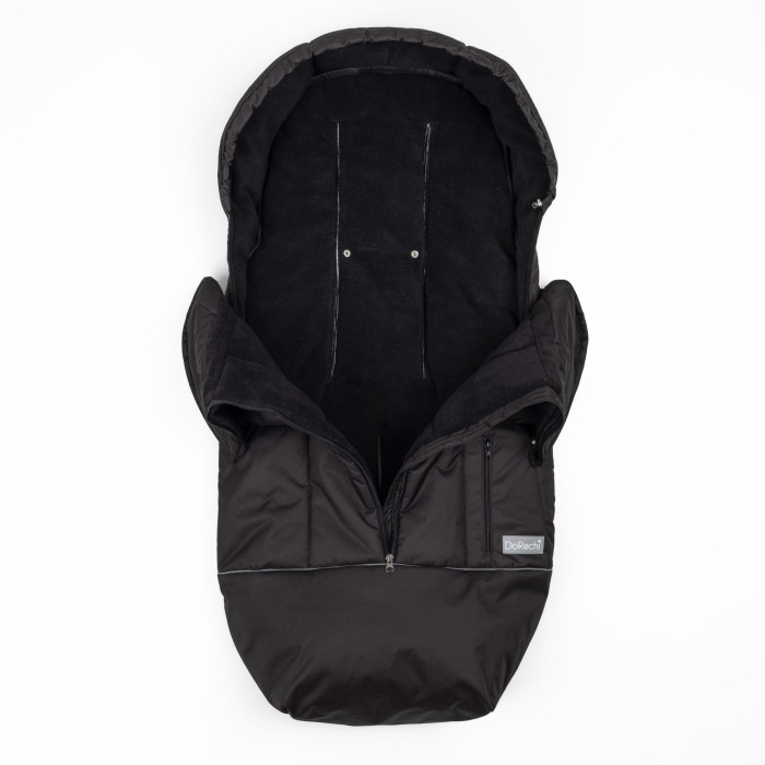 Зимовий конверт на флісі Trend чорний