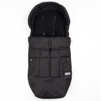 Конверт на флісі Trend, чорний з опушкою