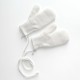 Зимние детские рукавички белые DoRechi