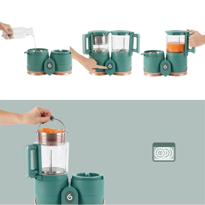Блендер-пароварка Nutribaby Glass Babymoov